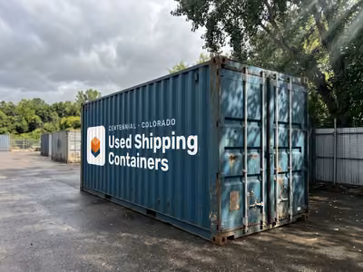 20ft High Cube — As-Is used shipping container