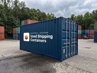 20ft High Cube — One-Trip used shipping container