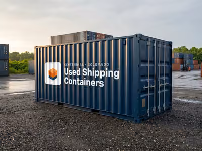 20ft Standard — One-Trip used shipping container