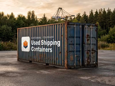 40ft High Cube — As-Is used shipping container